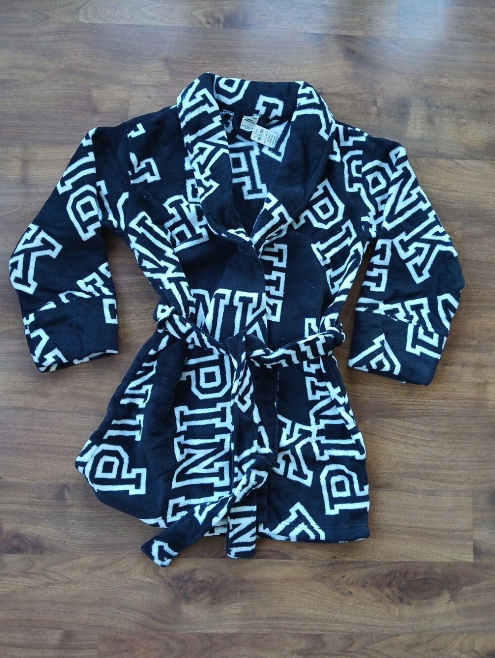 VS PINK Fleece Robe, Size XS, NWT